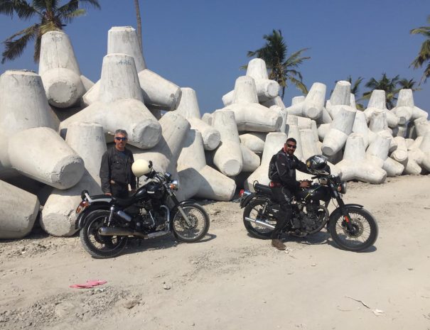 Motorcycle tour from Chennai along the East Coast