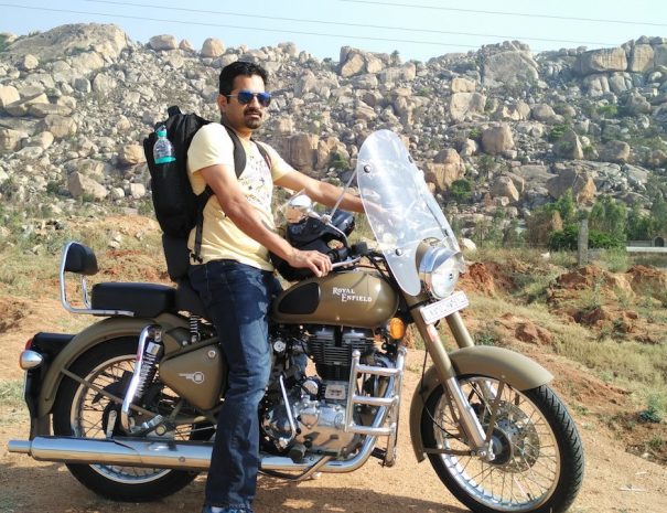 Motorcycle tour from Bangalore to Belur, Halebid & Shravanabelagola
